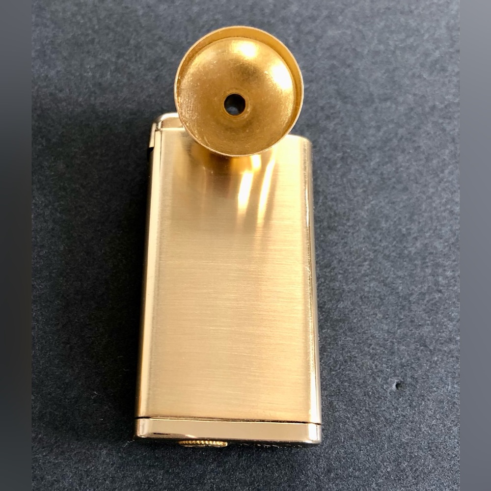 Nacon Vintage PURSE PERFUME SPRAY Etched Orchid Flower Gold Atomizer RARE - Picture 10 of 15